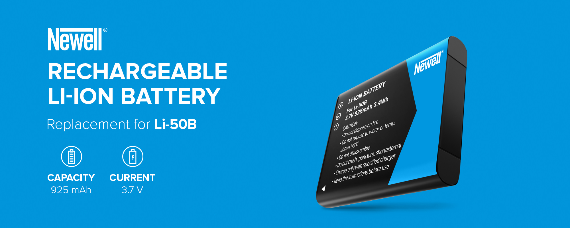 Akumulator Newell zamiennik Li-50B do Olympus